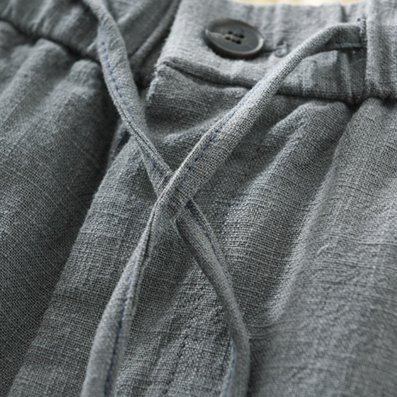 Elliot Baumwoll-Leinenhose