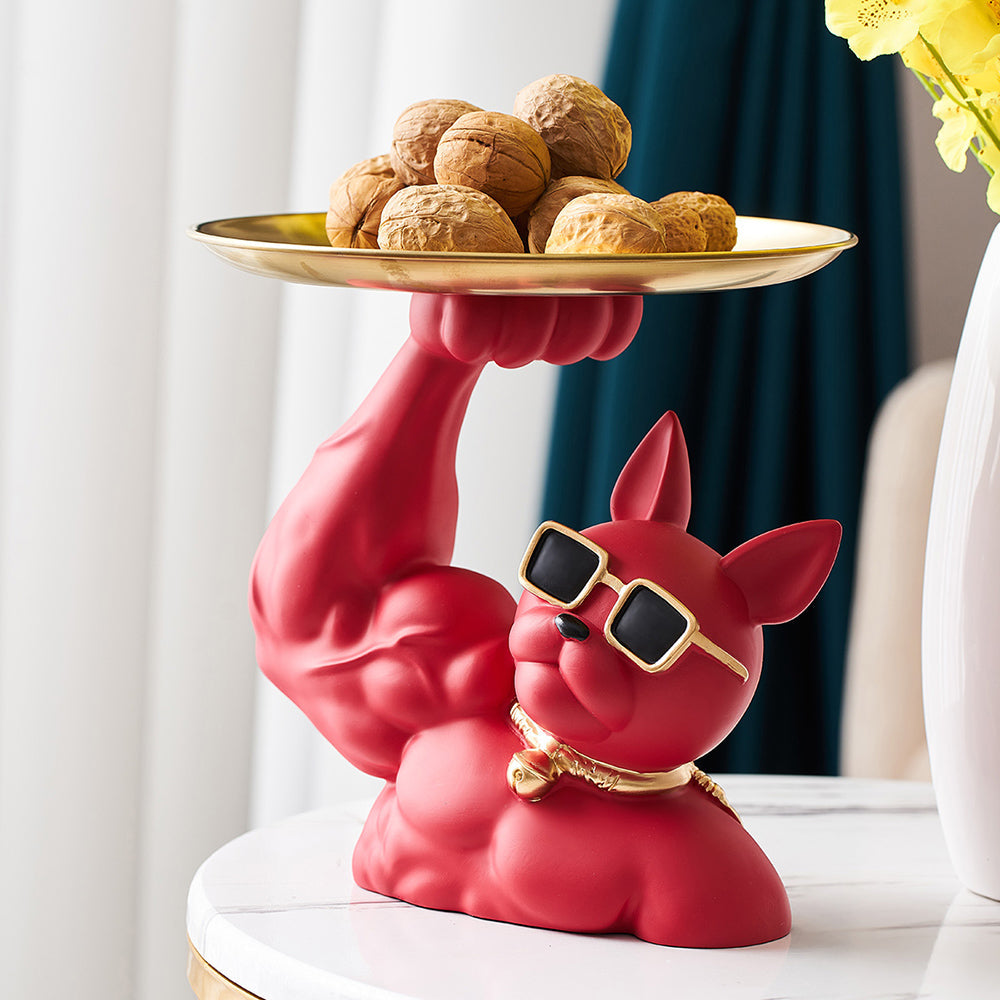 Muscular French Bulldog Süßigkeitenteller