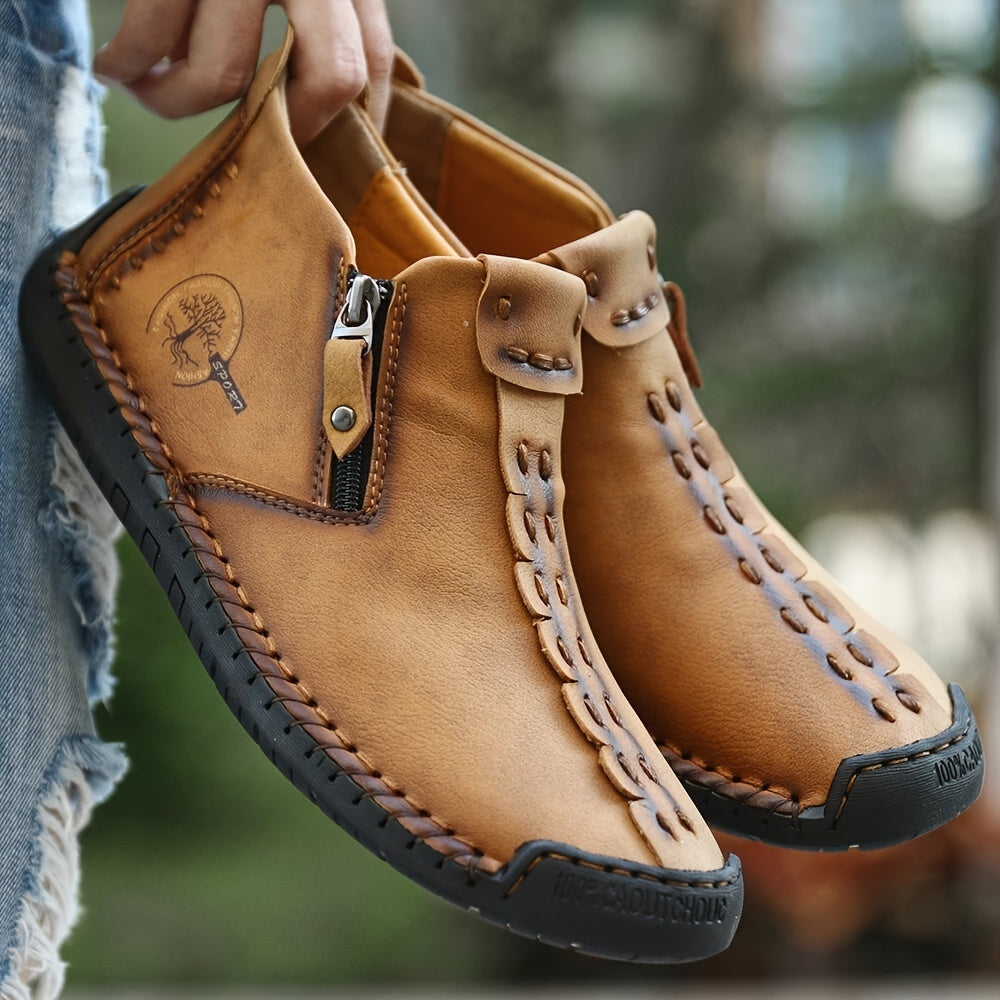 Grau| Vintage Stiefel