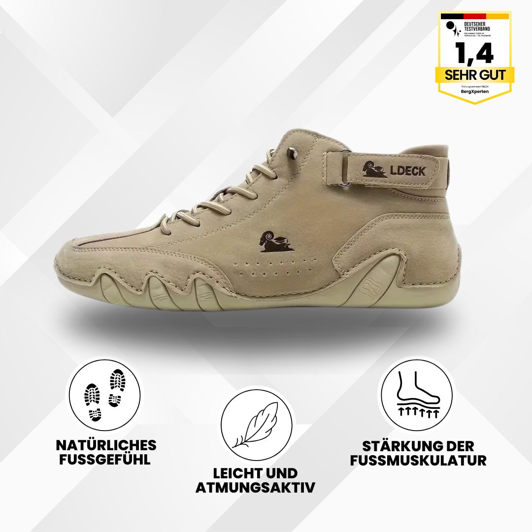 Alpaga - chaussure pieds nus en cuir ergonomique, imperméable et antidouleur