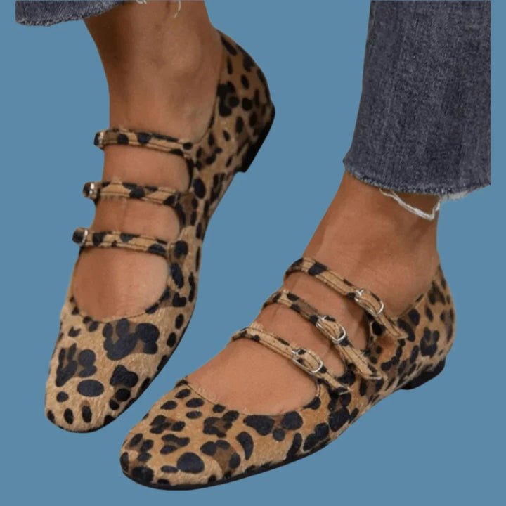 Gisley | Tierdruck Bequeme Ballerinas