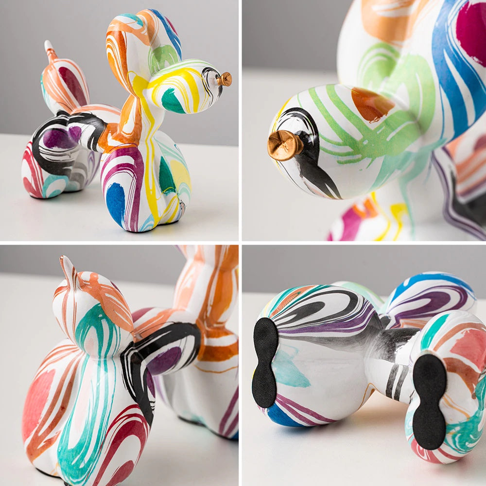 Abstrakte Graffiti-Statuette