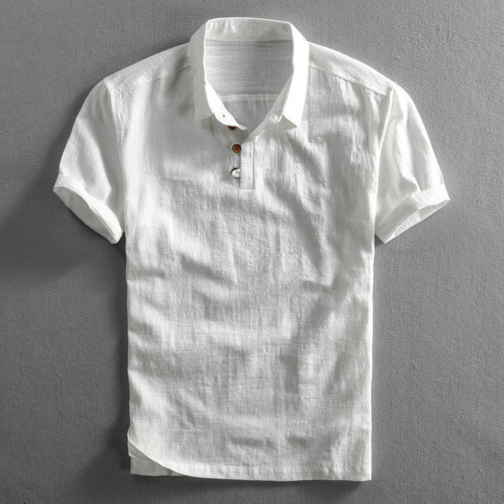 Polo en lin Amalfi
