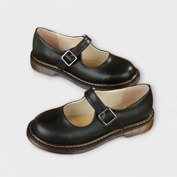 Benita | Vintage Mary Jane Leder Schuhe