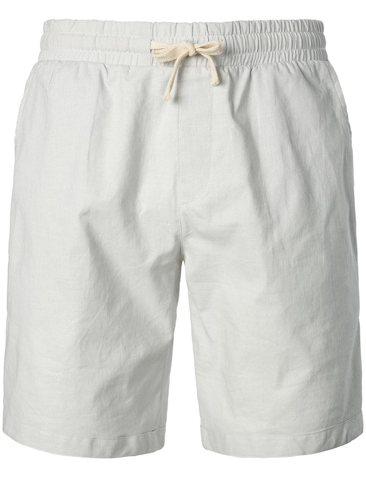 Herren Freizeit Shorts aus Leinen Baumwolle