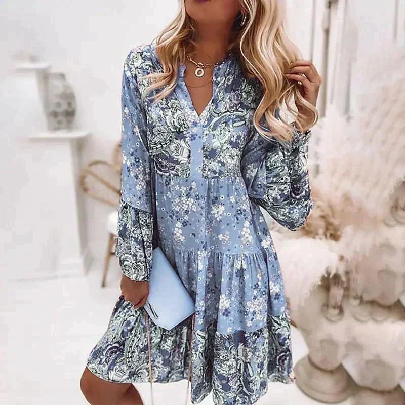 ANTONIA I STILVOLLES GEBLÜMTES KLEID