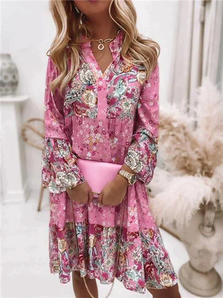 ANTONIA I STILVOLLES GEBLÜMTES KLEID
