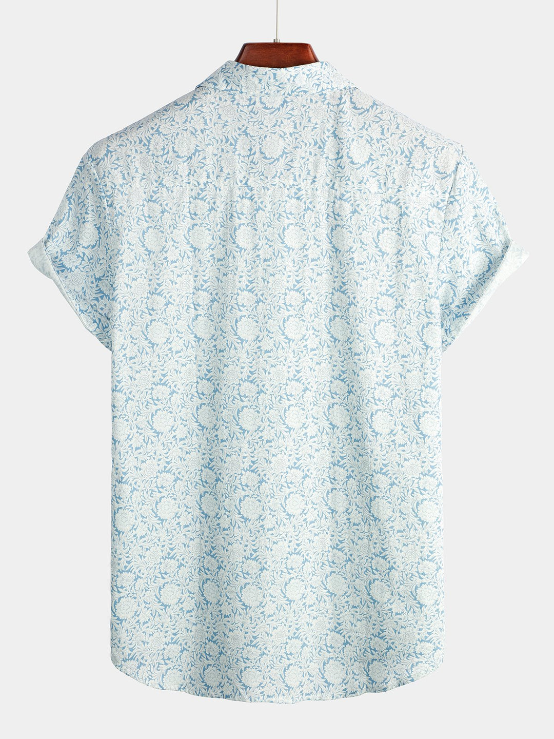 Chemise en coton à manches courtes pour homme
