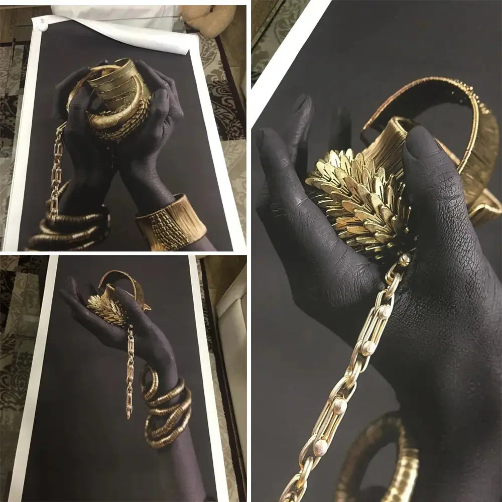 Goldene Dame Leinwandkunst
