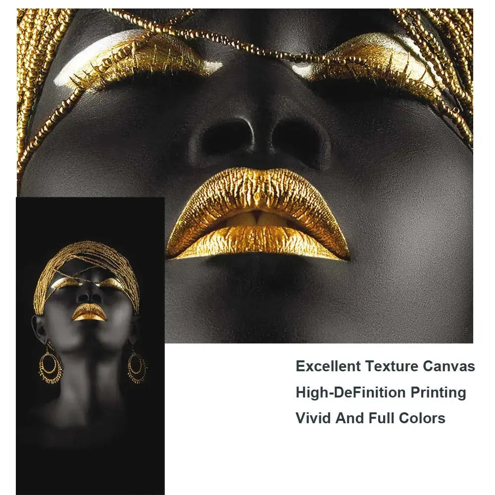 Goldene Dame Leinwandkunst