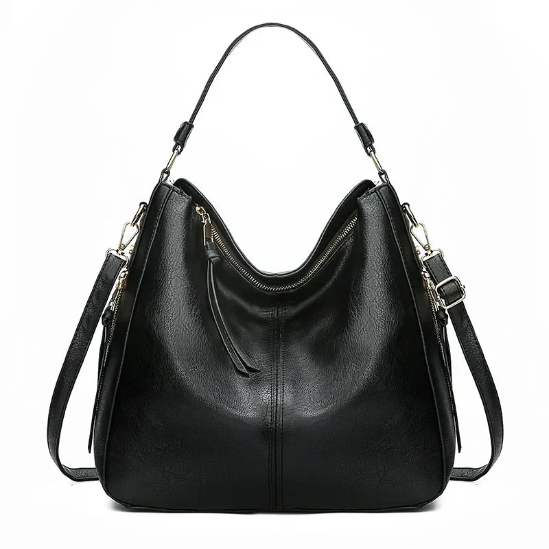 Romy - Leder Schultertasche