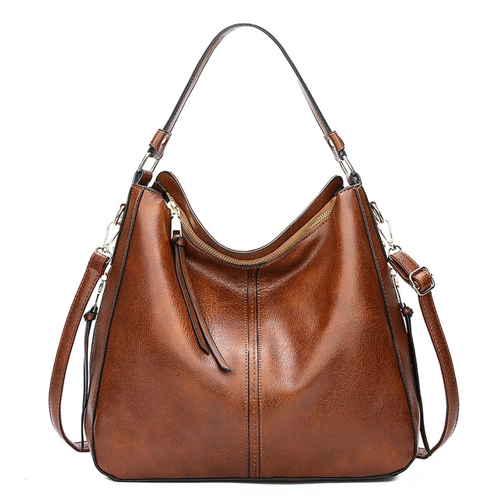 Romy - Leder Schultertasche