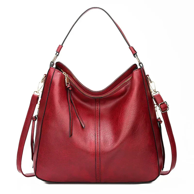 Romy - Leder Schultertasche