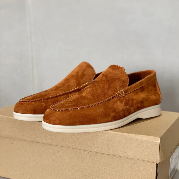 Schicke Wildleder Slipper
