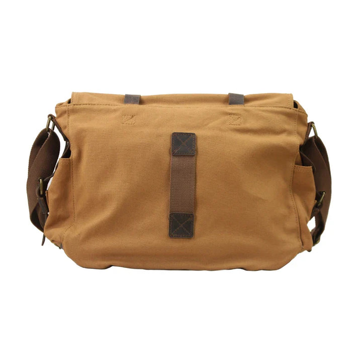 Vintage Herren Messenger Bag Baumwoll-Canvas