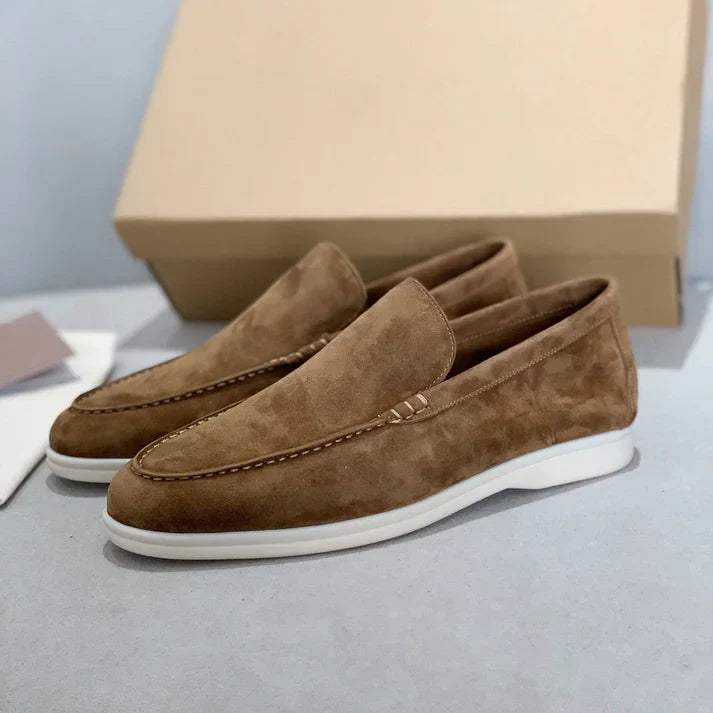 Schicke Wildleder Slipper
