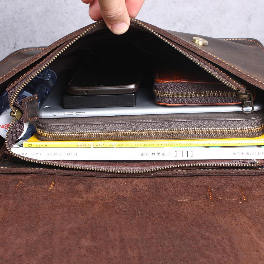 Leder-Kurier Tasche