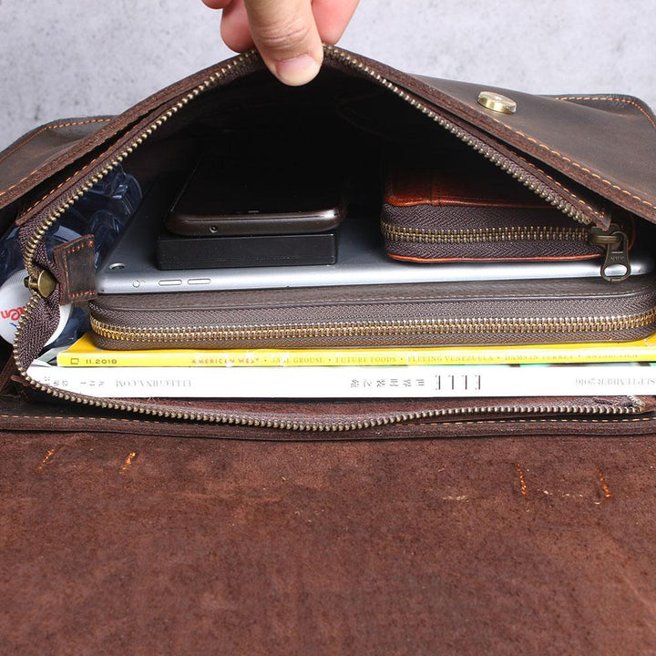 Leder-Kurier Tasche