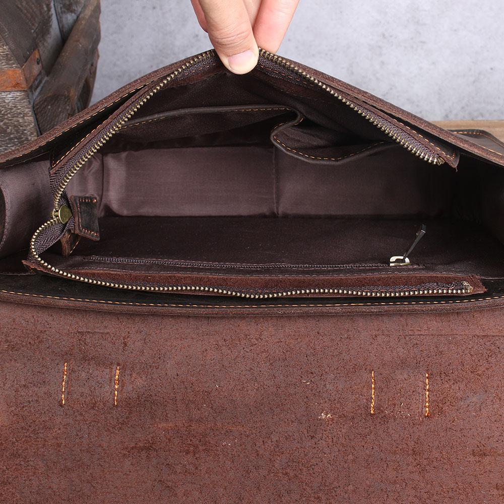 Leder-Kurier Tasche