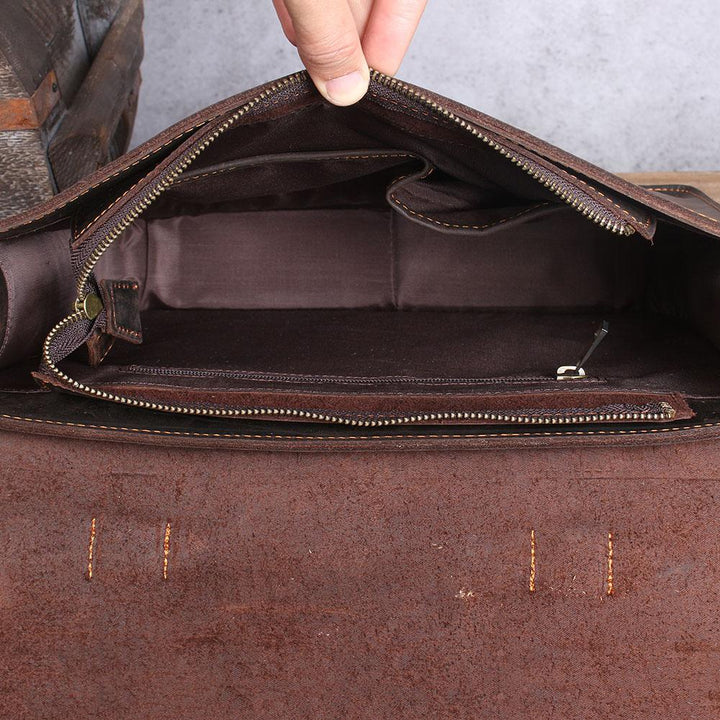 Leder-Kurier Tasche
