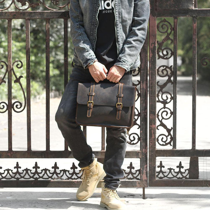 Leder-Kurier Tasche