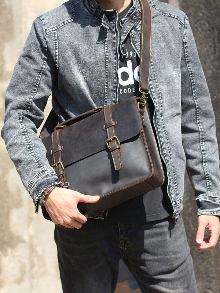 Leder-Kurier Tasche