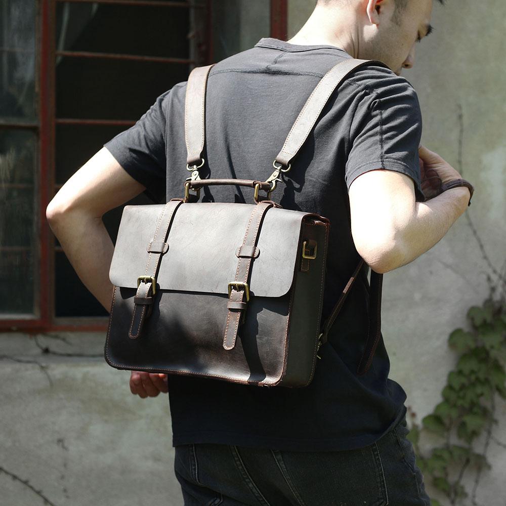 Leder-Kurier Tasche