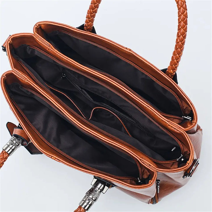 Sienna - Luxuriöse Lederhandtasche