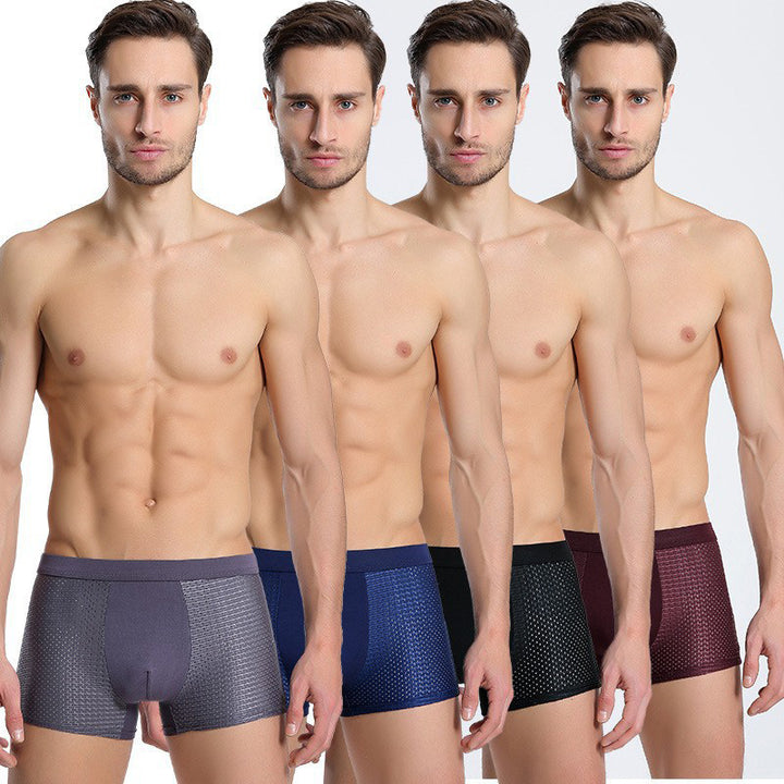 Atmungsaktive Bambus-Boxershorts 4+4 GRATIS