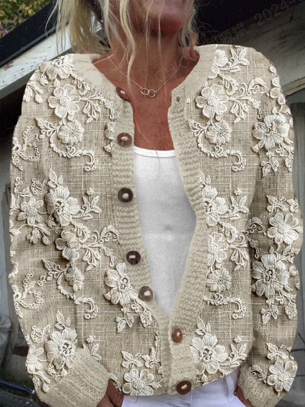 Strickjacke für den Frühherbst