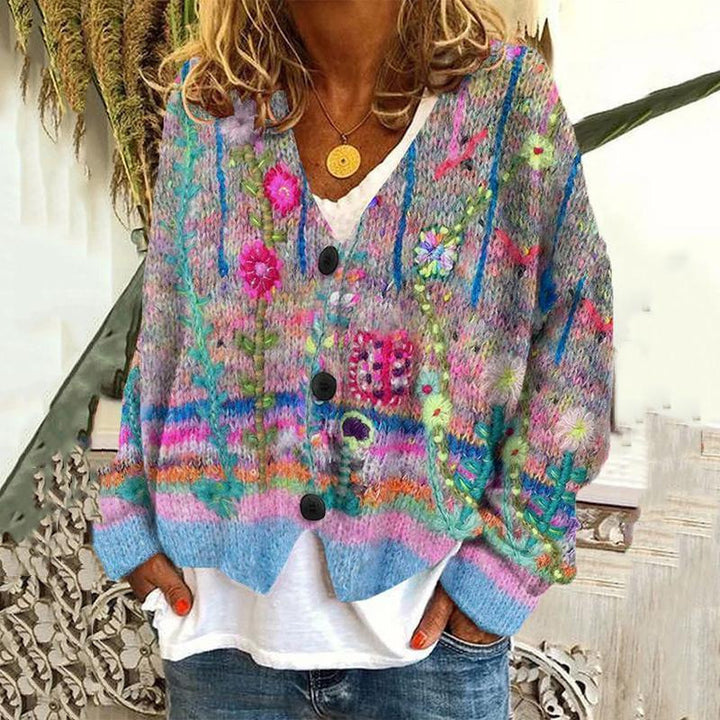 Strickjacke für den Frühherbst