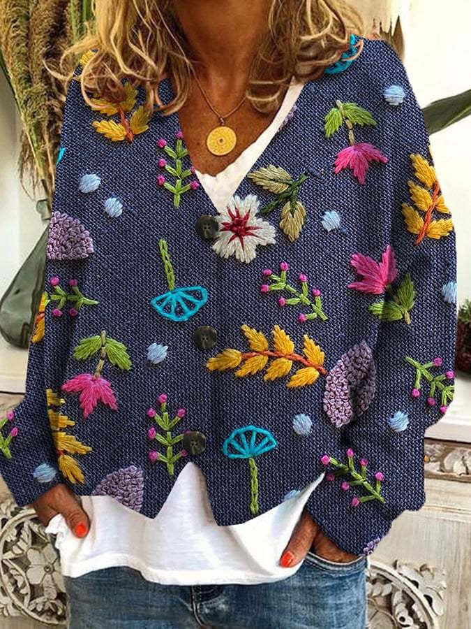 Strickjacke für den Frühherbst