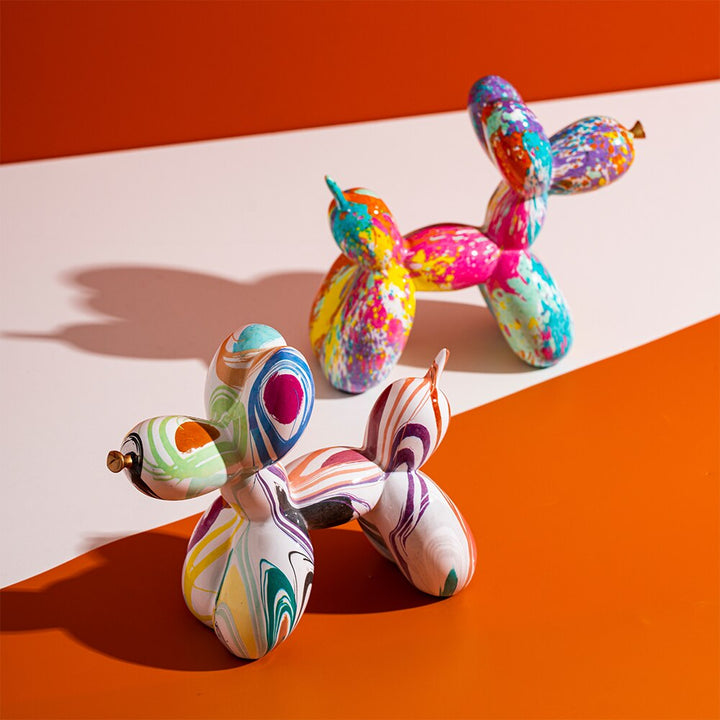 Abstrakte Graffiti-Statuette