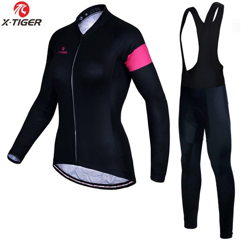 X-Tiger - Maillot de cyclisme à manches longues pour femme