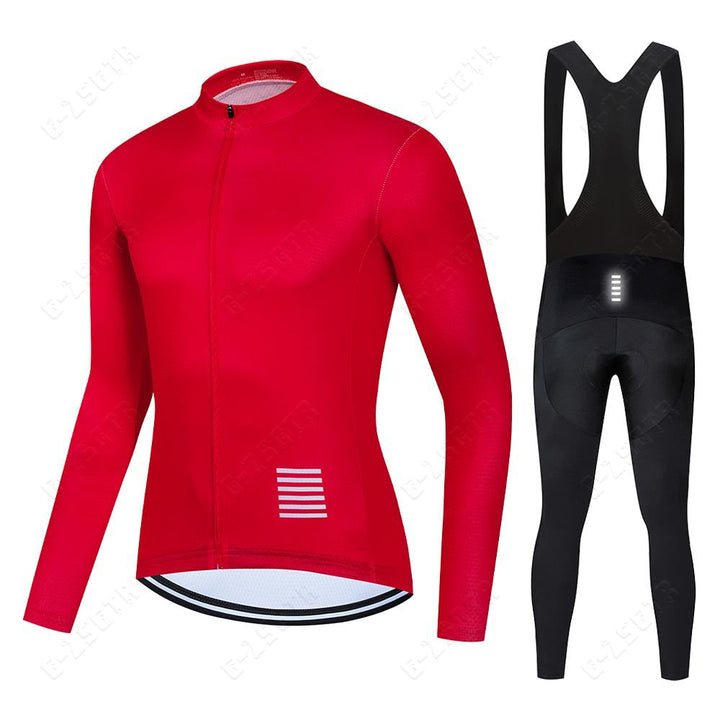 Ensemble de vêtements de cyclisme professionnels à manches longues