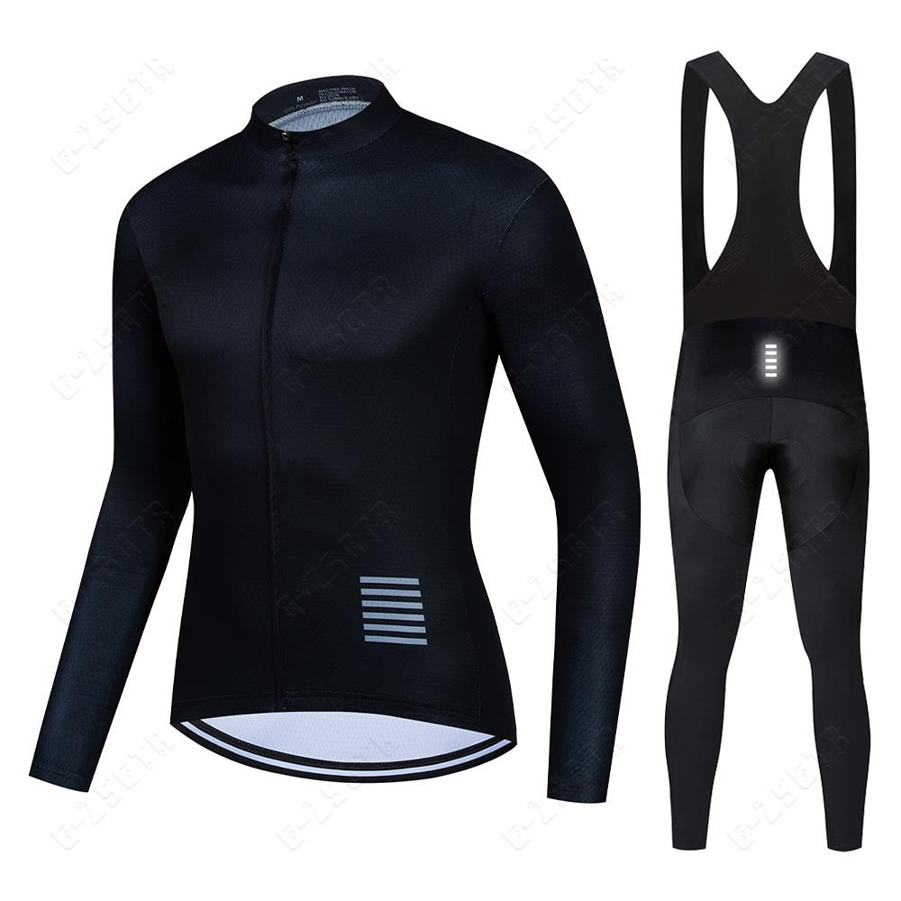 Ensemble de vêtements de cyclisme professionnels à manches longues