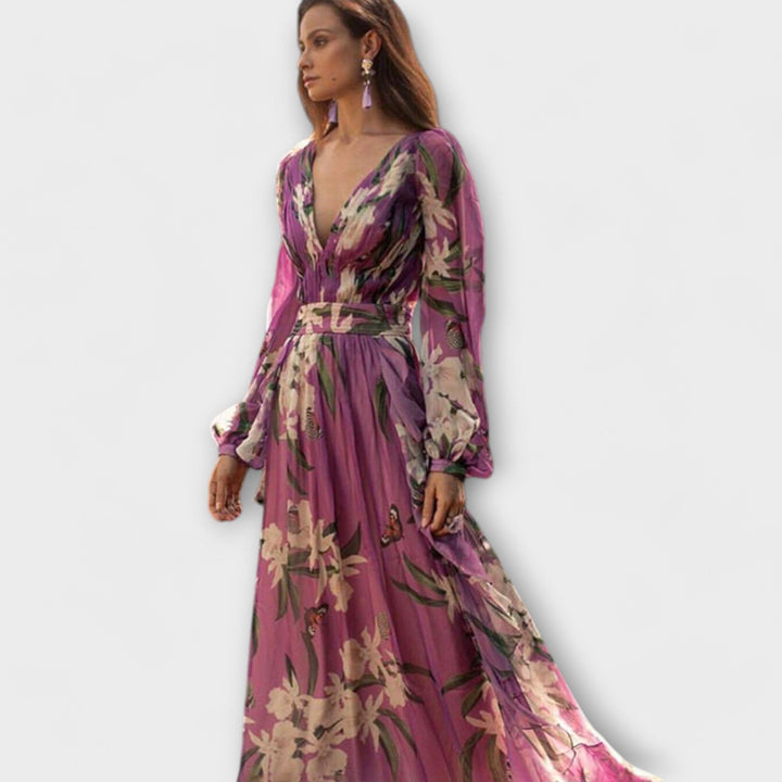Hochwertiges Elegantes Maxikleid