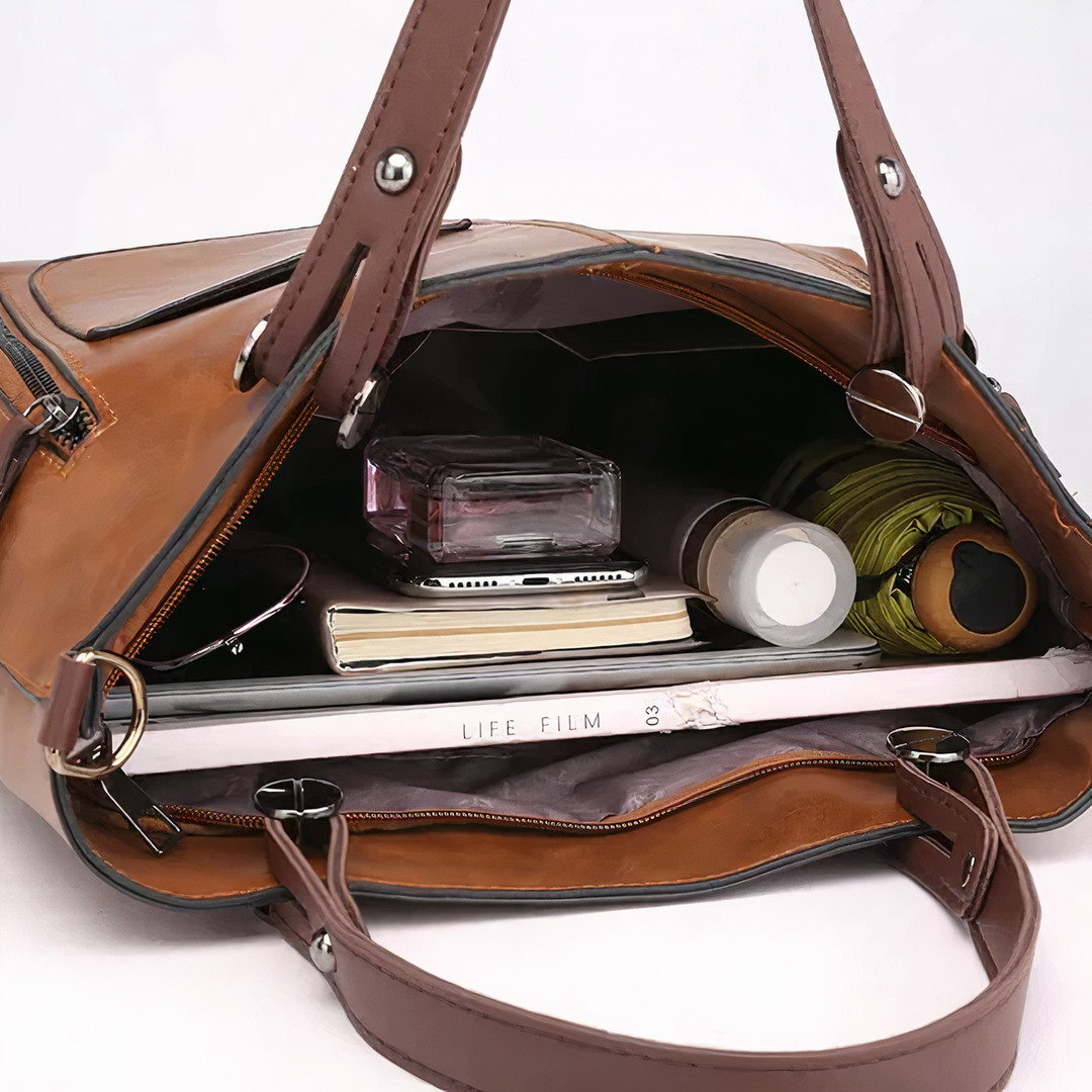 Thalia - Stylische Lederhandtasche