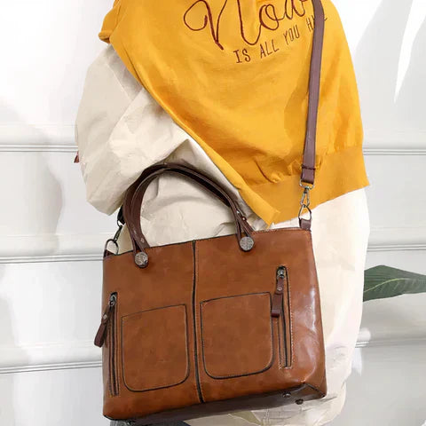 Thalia - Stylische Lederhandtasche