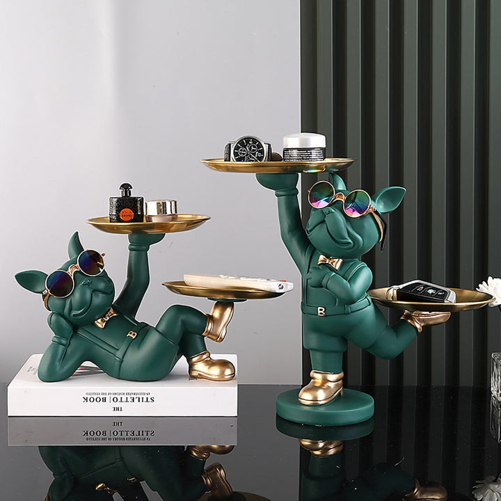 Plateau bouledogue français moderne