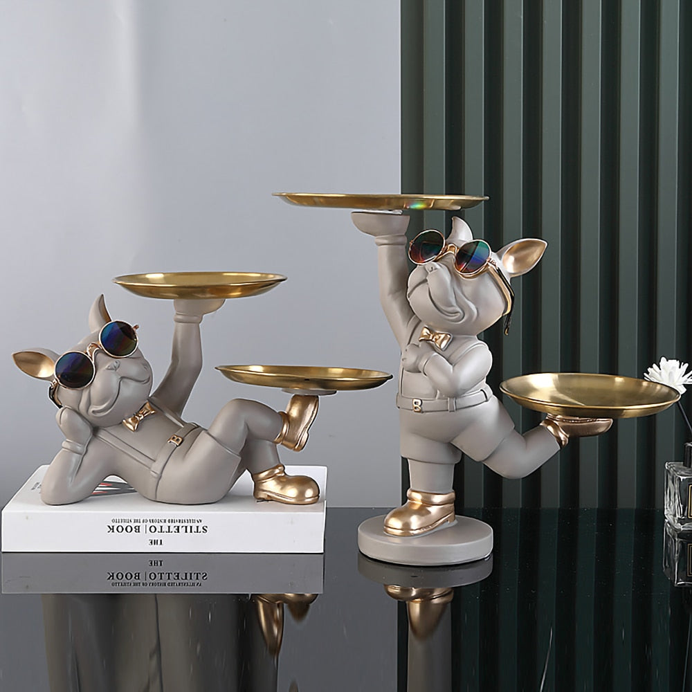 Plateau bouledogue français moderne