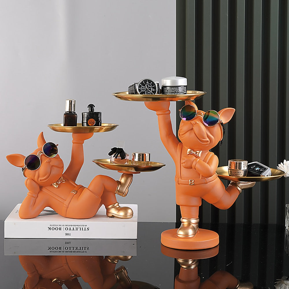 Plateau bouledogue français moderne