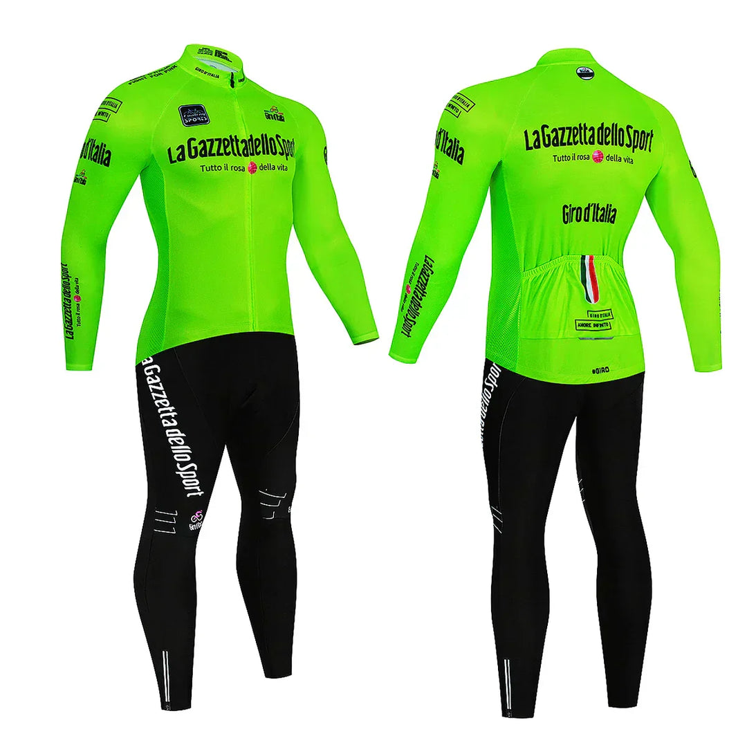 Giro d'Italia - Maillot cycliste manches longues professionnel