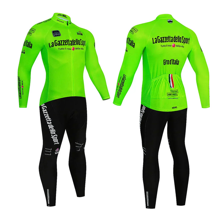Giro d'Italia - Maillot cycliste manches longues professionnel