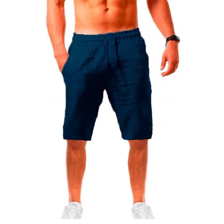 Leichte Sommershorts für Herren aus Leinen