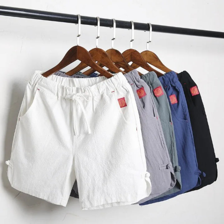 Leichte Sommer-Herren-Shorts aus Leinen