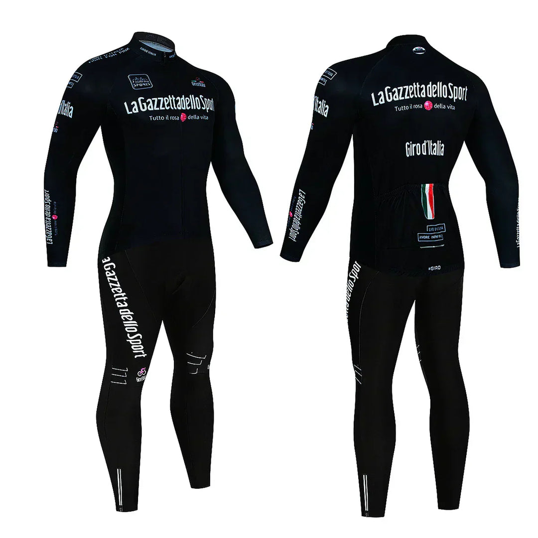 Giro d'Italia - Maillot cycliste manches longues professionnel