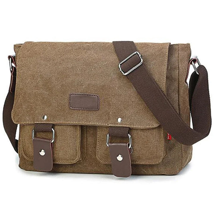 Vintage Canvas Herren Umhängetasche