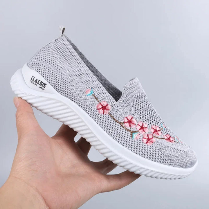 Nancy| Atmungsaktive Blumensneaker