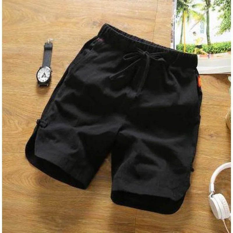 Leichte Sommer-Herren-Shorts aus Leinen
